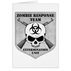 Equipo de la respuesta del zombi