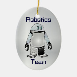 Equipo de la robótica u ornamento personalizado