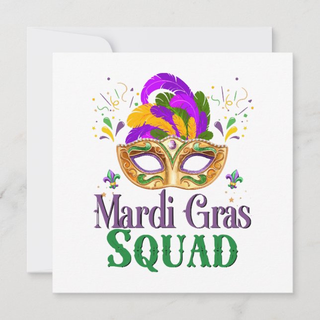 Equipo de Mardi Gras (Anverso)