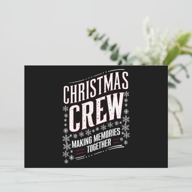 Equipo de Navidad Familia Combinación Squad Xmas  (Anverso de pie)