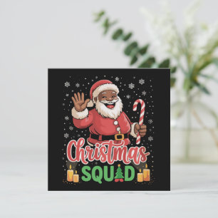 Equipo de Navidad Santa Afro Hombre Orgulloso Afri
