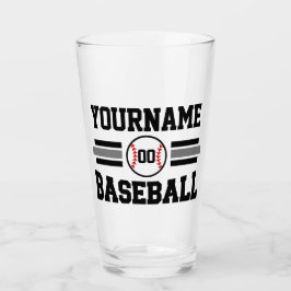 Equipo de NOMBRE del jugador de béisbol retro pers