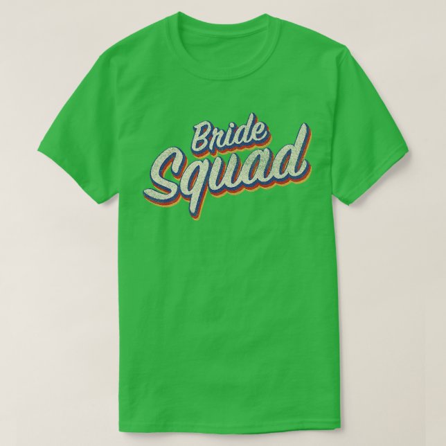 Equipo de Novia Camisetas Combinadas para Despedid (Diseño del anverso)