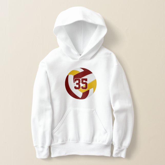 equipo de oro marrón colores jersey número voleibo (Distribución )
