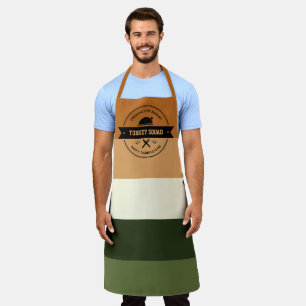 Equipo de Pavo, Delantal de Chef Personalizado Div