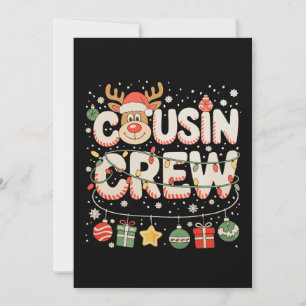 Equipo de Primos de Navidad Reno Familiar
