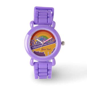 Equipo de relojes personalizado Rainbow
