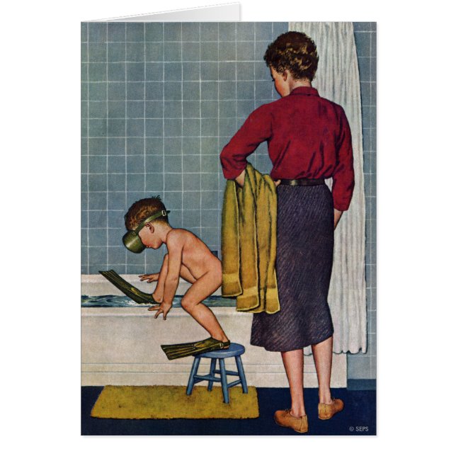 Equipo de submarinismo en la tina (Frente)