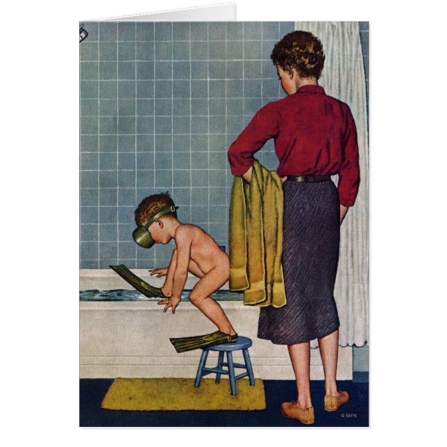 Equipo de submarinismo en la tina (Frente)