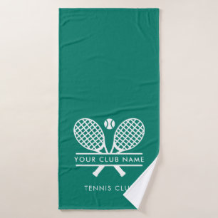 Equipo de tenis del club deportivo personalizado e