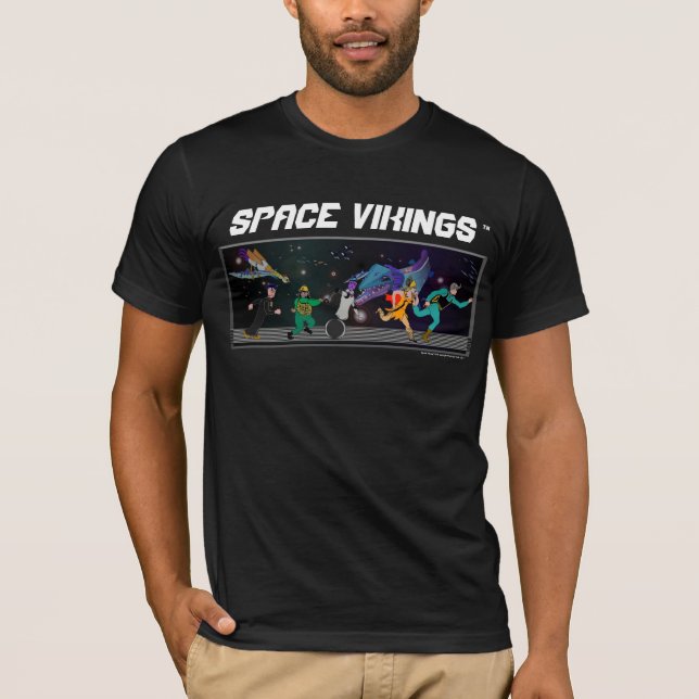Equipo de Vikingos del espacio en la CAMISA del (Anverso)