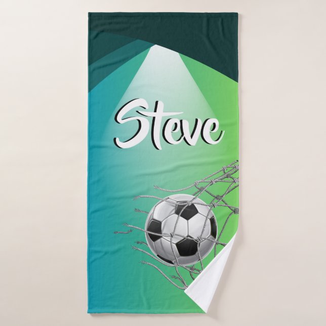 Equipo deportivo/fútbol/fútbol personalizado (Toalla de baño)