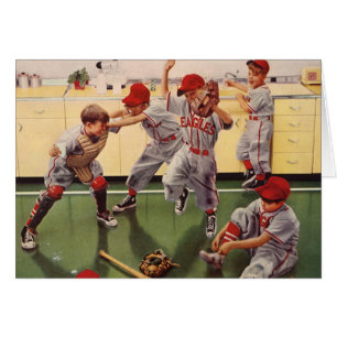Equipo Deportivo Vintage de Béisbol, Boys Roughhou