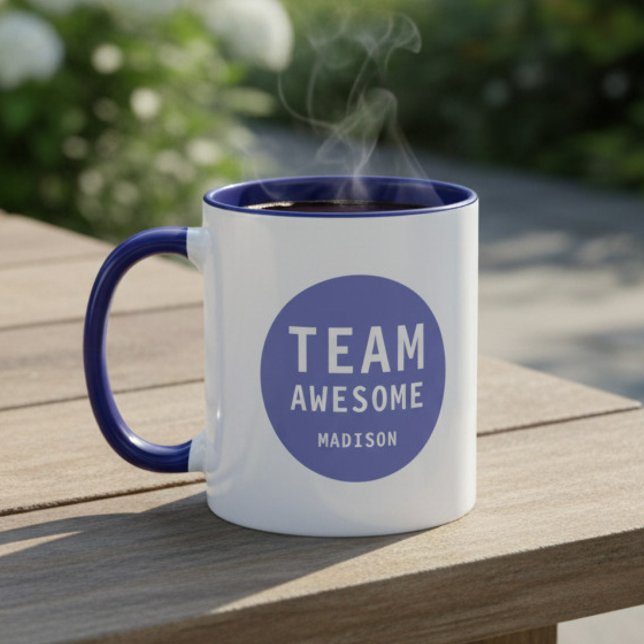 Equipo Divertido Increíble Taza Personalizada con  (Subido por el creador)