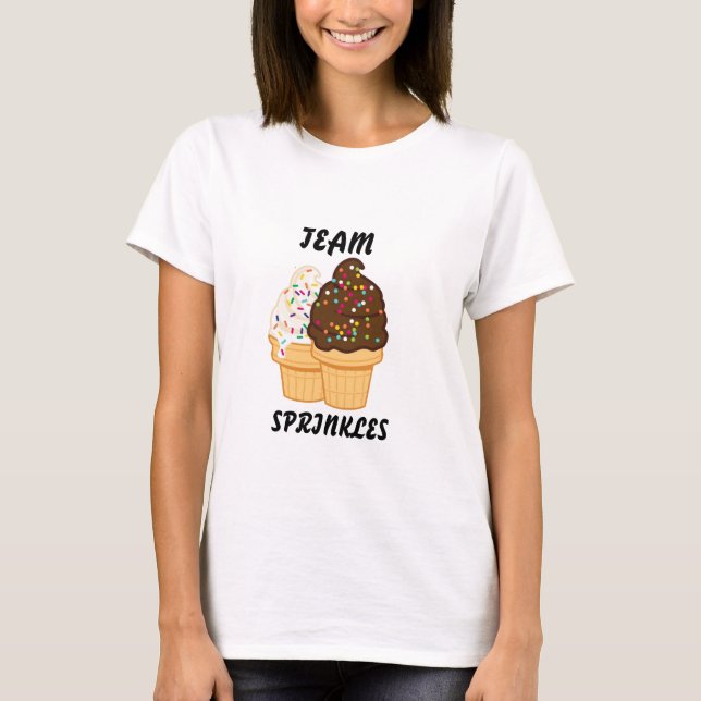Equipo divertido roció té helado, camiseta jugueto (Anverso)