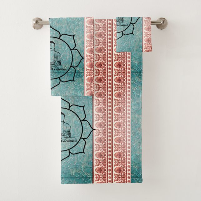 Equipo elegante de toallas de Buda (In situ)