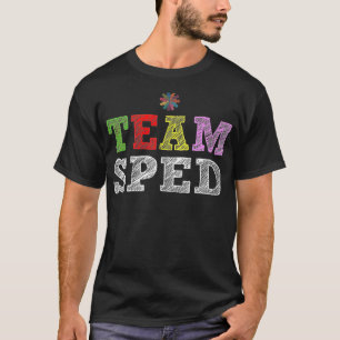 Equipo especial de camisetas de educación especial