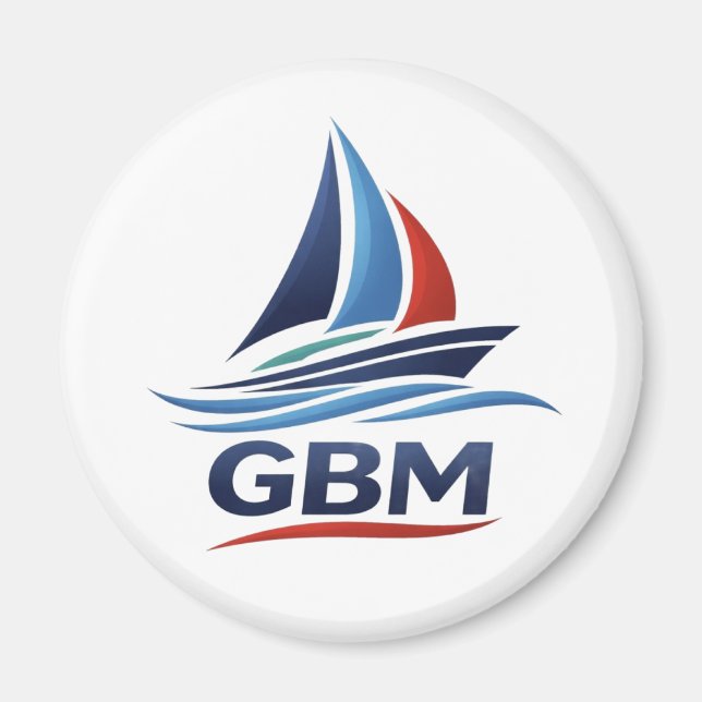 Equipo GBM  Imán circular de 5.7 Cm estándar (Frente)