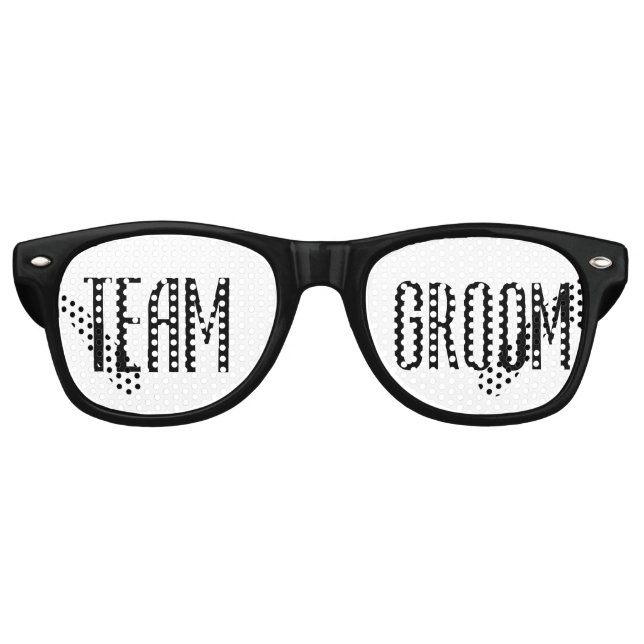 Equipo Groom Gafas de sol Guay Negro y Blanco mode (Anverso)