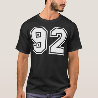 Equipo Jersey número 92 Sports Gift Premium
