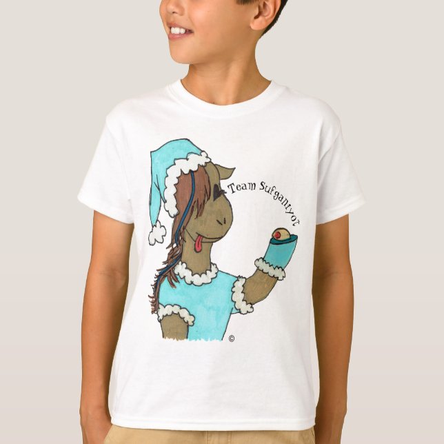 "Equipo Sufganiyot" Kayla Caballo camiseta (Anverso)