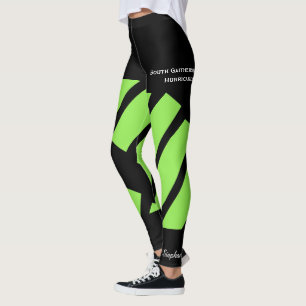 Equipo verde neón/Club Leggings con cortometrajes