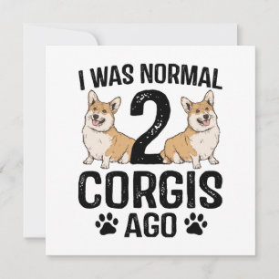 Era normal hace 2 Corgis Perro
