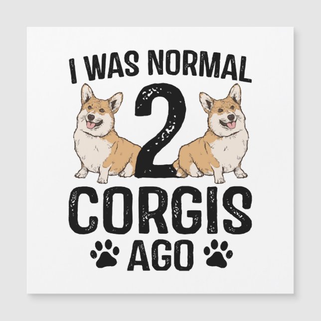 Era normal hace 2 Corgis Perro (Anverso)