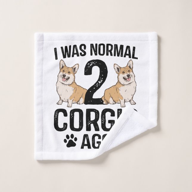 Era normal hace 2 Corgis Perro (Toallita)