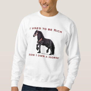 "Era rico…" Camisetas del caballo - modificadas