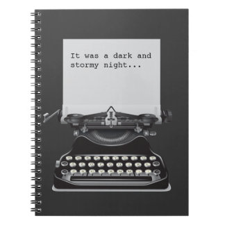 Era un cuaderno oscuro y tempestuoso de la noche