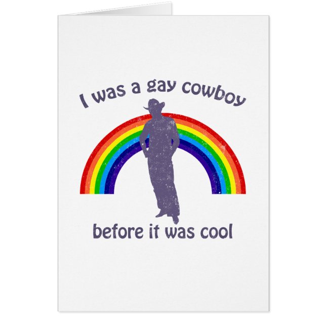 Era vaquero gay antes de que fuera fresco (Frente)