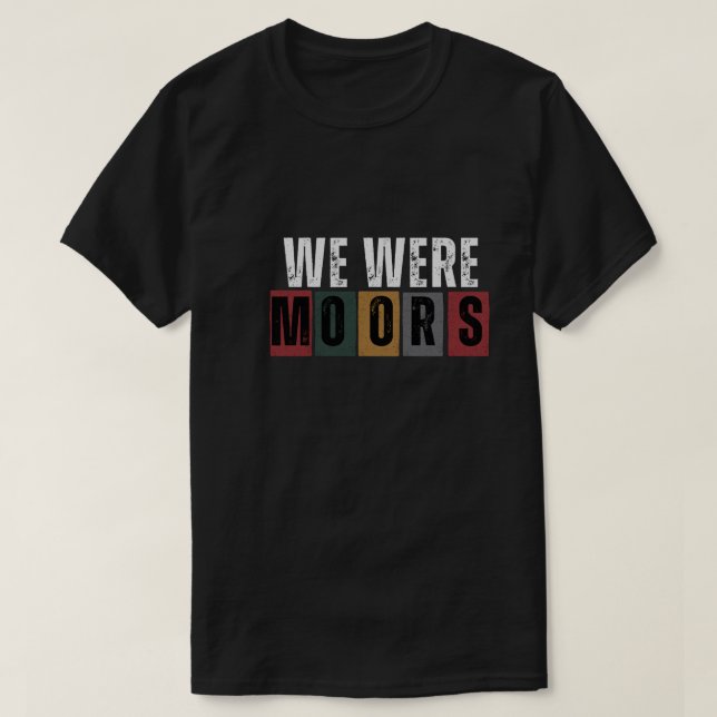 Éramos camisetas de hombres moros (Diseño del anverso)