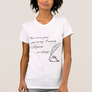 Eran sólo una camiseta de mujeres de canción
