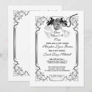 Érase una vez casar la invitación