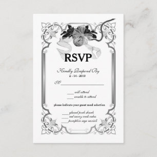 Érase una vez casar la tarjeta de RSVP
