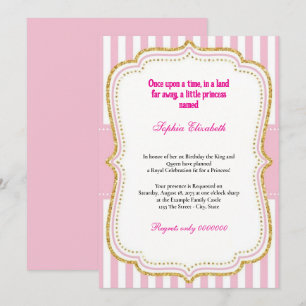 Érase una vez la Princesa de Primera Invitación de