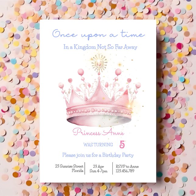 Érase una vez una invitación al cumpleaños de la p (Subido por el creador)