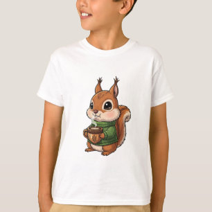 Erdnuez adorable con suéter verde tejido