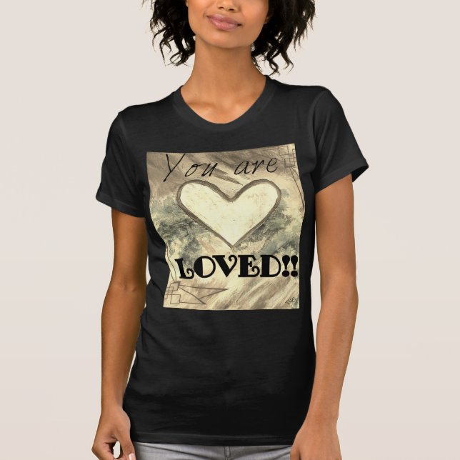 ¡Eres AMADO! En la camiseta de Sepia (Anverso)