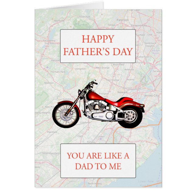 Eres como una moto del Día del Padre para mí (Frente)