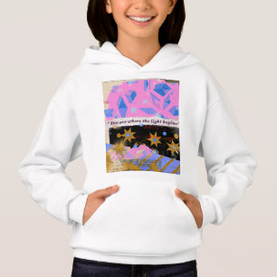Eres donde comienza la luz – Sudadera con capucha