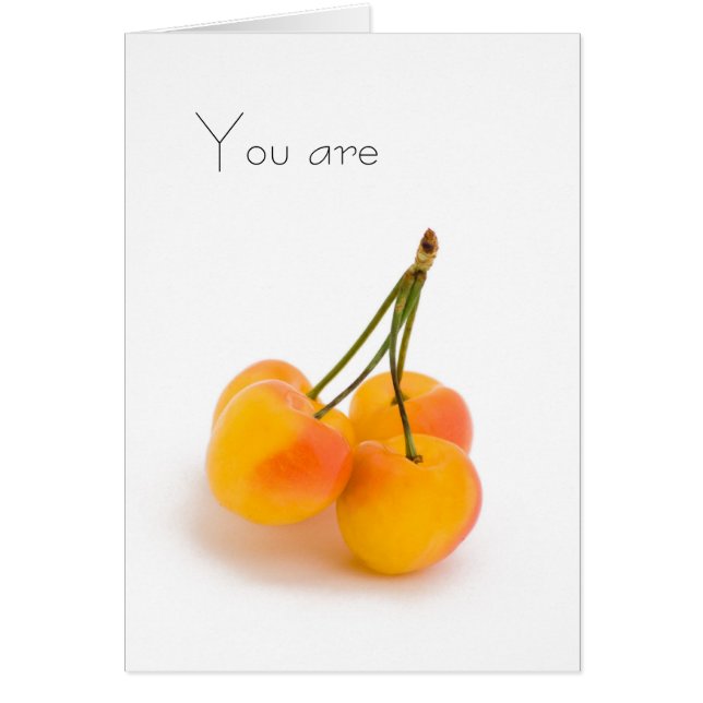 Eres dulce como el primer fruto del verano (Frente)