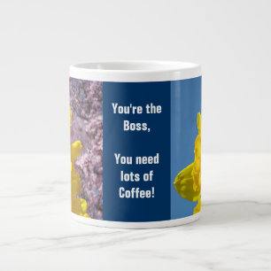 Eres el jefe tazas Necesitas mucho Café