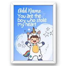 Eres el Niño que robó mi corazón Póster de Autismo