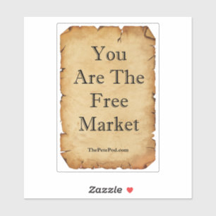 Eres El pegatina Del Mercado Libre