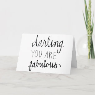 **ERES FABULOSO** TARJETA DE AMOR PARA TODAS LAS O