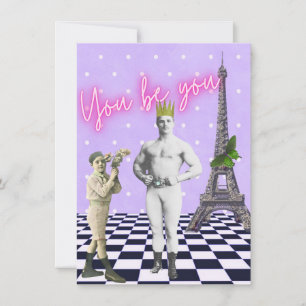 Eres Funky Vintage Strongman Flat Card