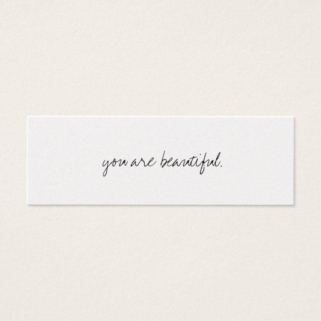 eres hermosa. (Frente)