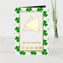 Eres increíble Trébol de Shamrock Irlandés